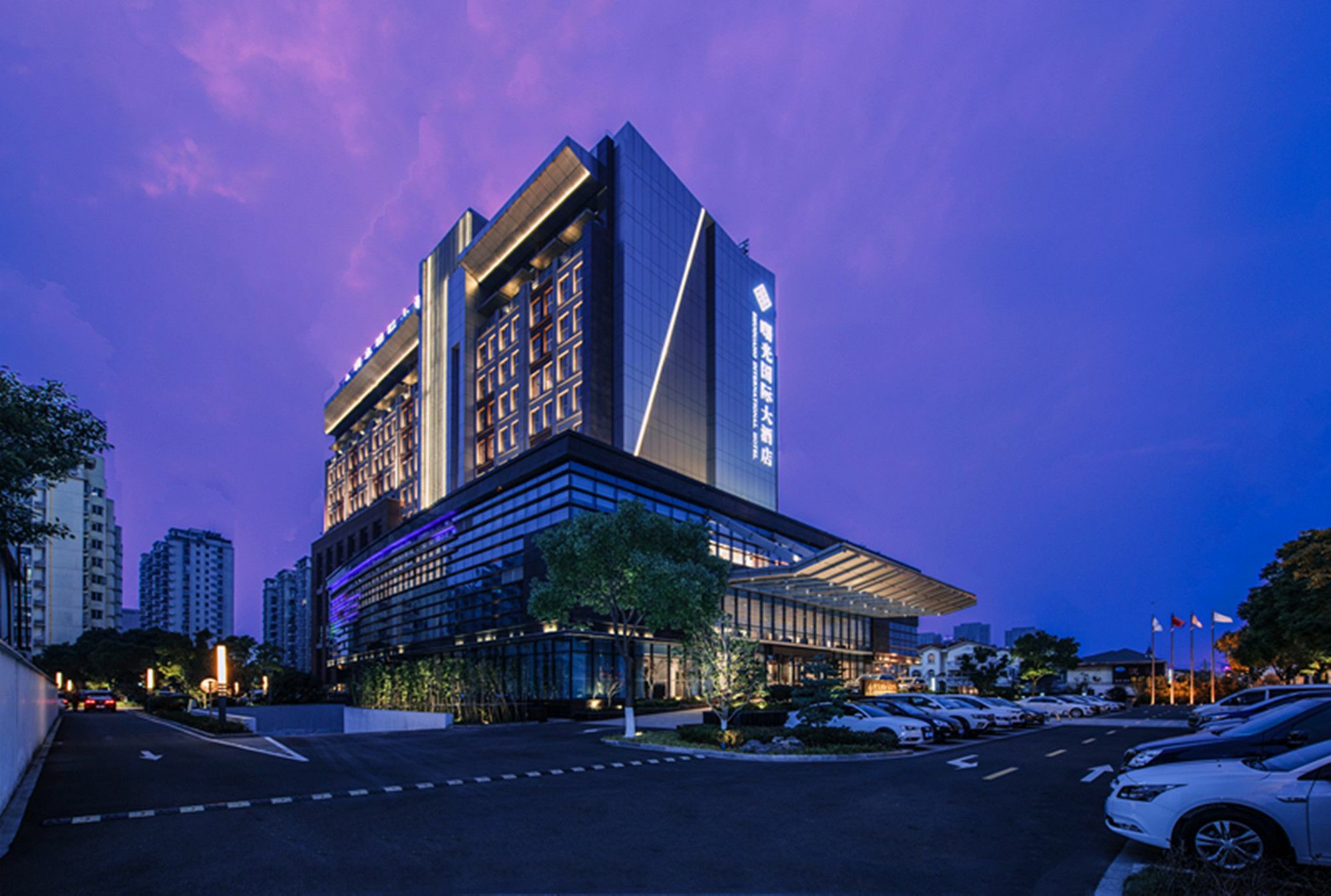 Shuguang International Hotel Kunshan Kunshan  Exteriör bild